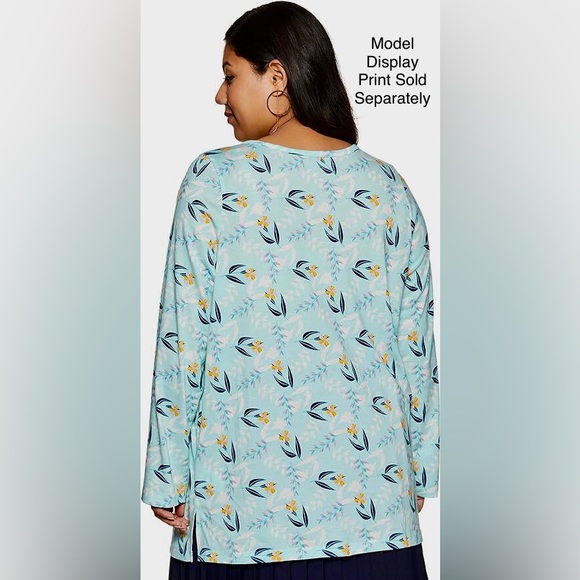 🌟 Curve & Nerve Plus Tunic Henley Top - Picture 5 of 7